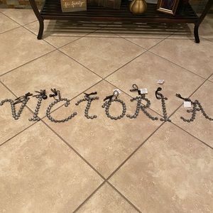 Bling Letters: VICTORIA